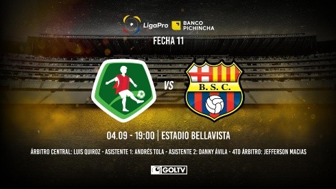Qué canal transmite Mushuc Runa vs. Barcelona SC por la LigaPro de Ecuador