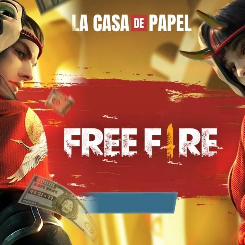 Primer vistazo a los nuevos trajes de La Casa de Papel en Free Fire