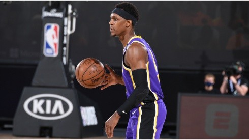 Rondo was out with injuries on his back and thumb. (Getty)