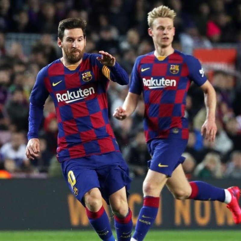 De Jong: "Estoy muy feliz de que Messi se quede"