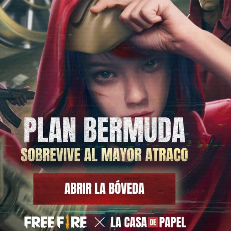 Guía del evento "Plan Bermuda" en Free Fire x La Casa de Papel