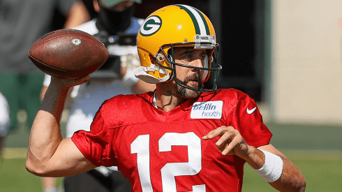Aaron Rodgers, quarterback de los Packers (Getty Images)