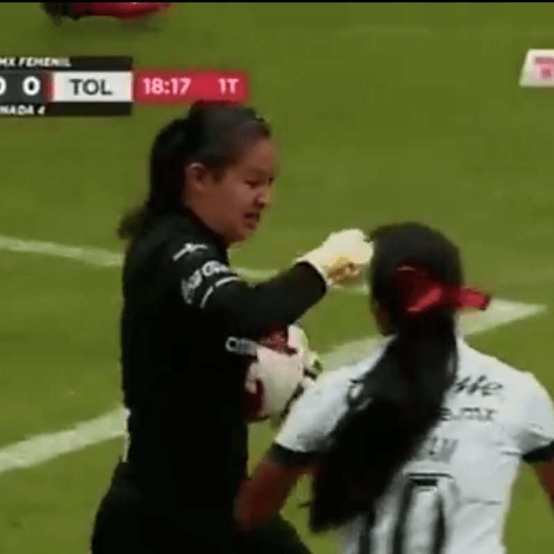 Portera de Toluca y una actitud antideportiva ante Puebla