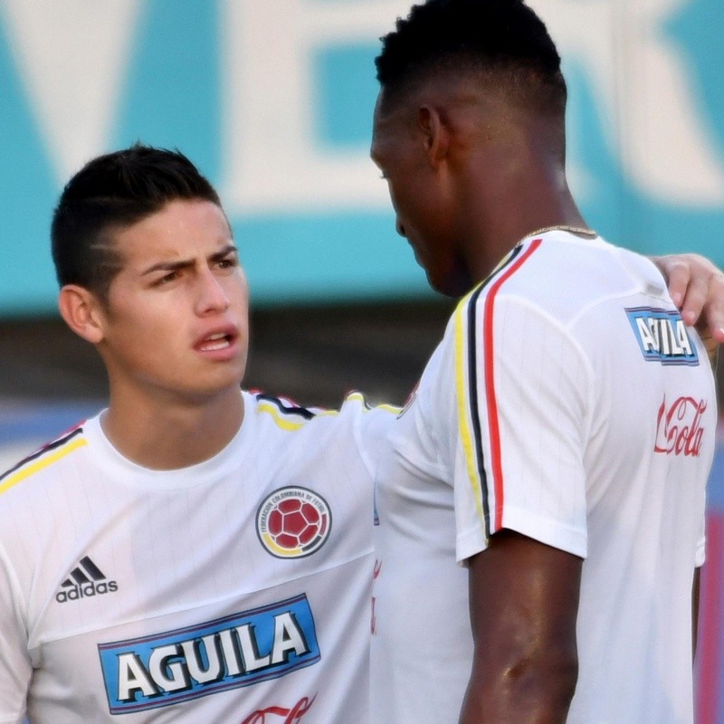 Revelan sueldo de James en Everton y Yerry Mina ganará más que él