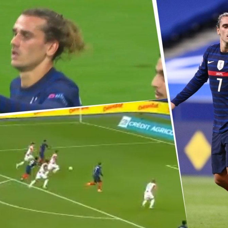 Pedazo de gol colectivo: Griezmann le volvió a marcar a Croacia con Francia