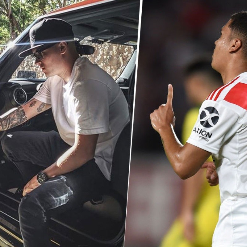 La respuesta de Quintero a un hincha de River que le preguntó: "¿Te vas o no?"