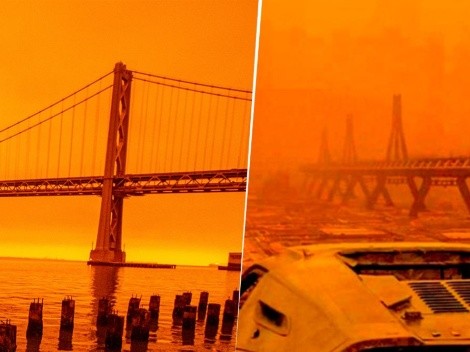 Increíbles imágenes: incendios en California recuerdan escenas de Blade Runner