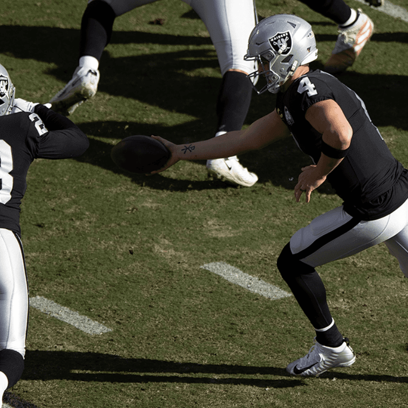 Jacobs, el autor del primer touchdown en la historia de Las Vegas Raiders