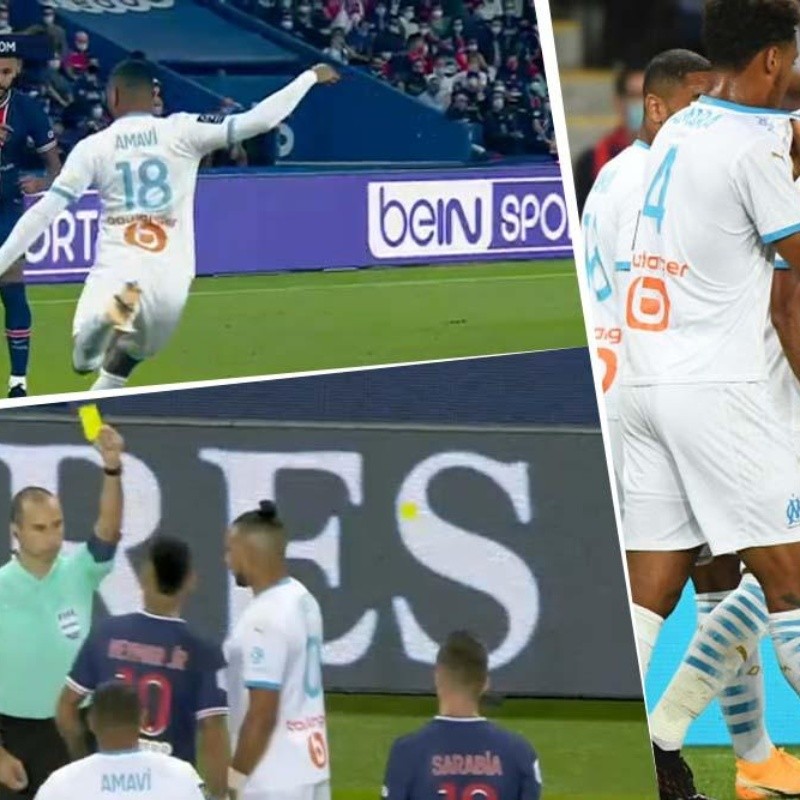 Fuerte cruce en la Ligue 1: Neymar le pisó la cabeza y Payet lo fue a buscar