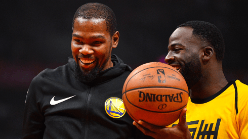 Kevin Durant y Draymond Green (Getty Images)