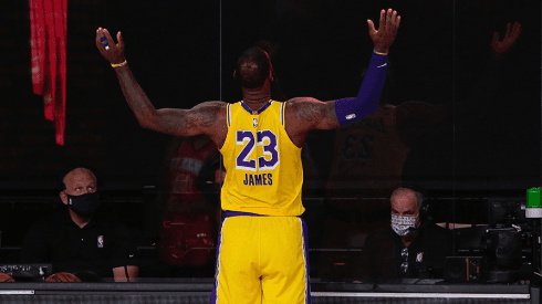 LeBron James, estrella de los Lakers (Getty Images)