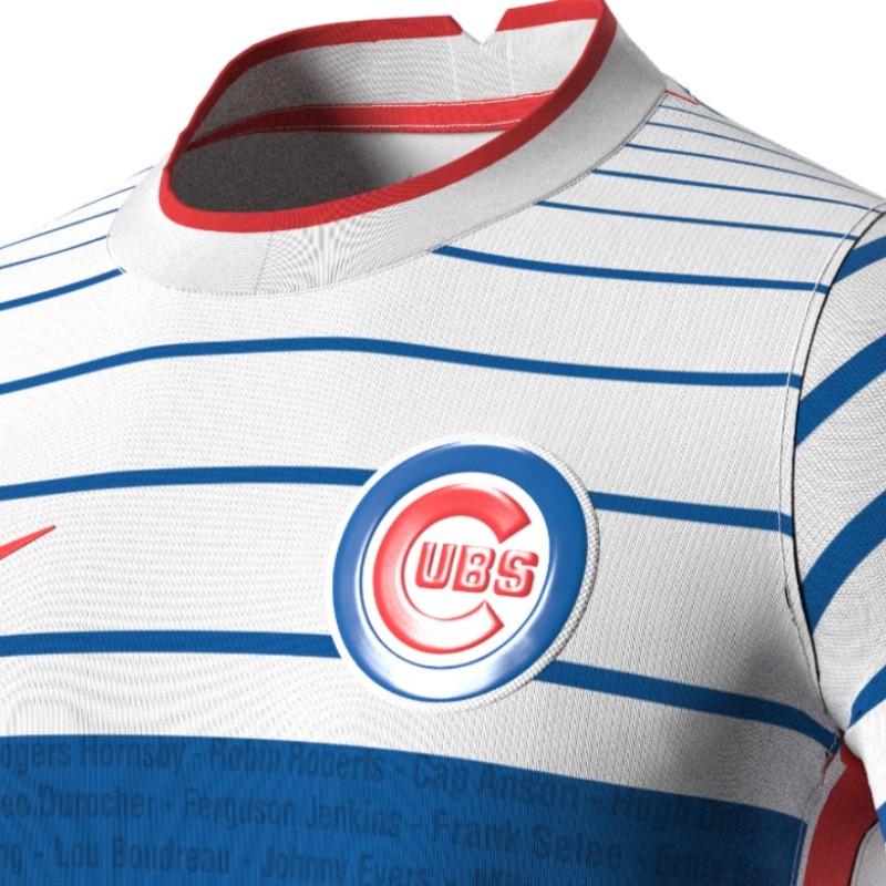 Chicago Cubs MLB soccer jersey inspired by the club's history and