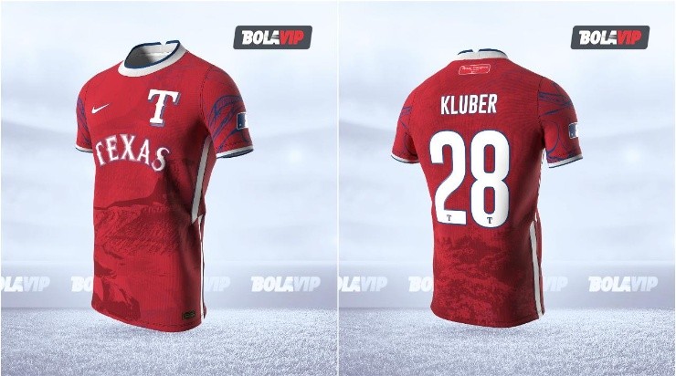 The Texas Rangers nature inspired soccer jersey