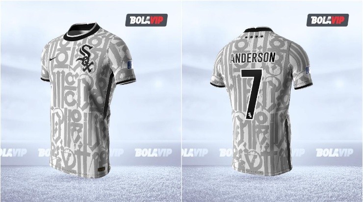 The White Sox soccer jersey inspired by the urban street art murals.