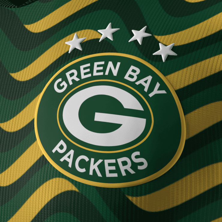 The Green Bay Packers crest soccer