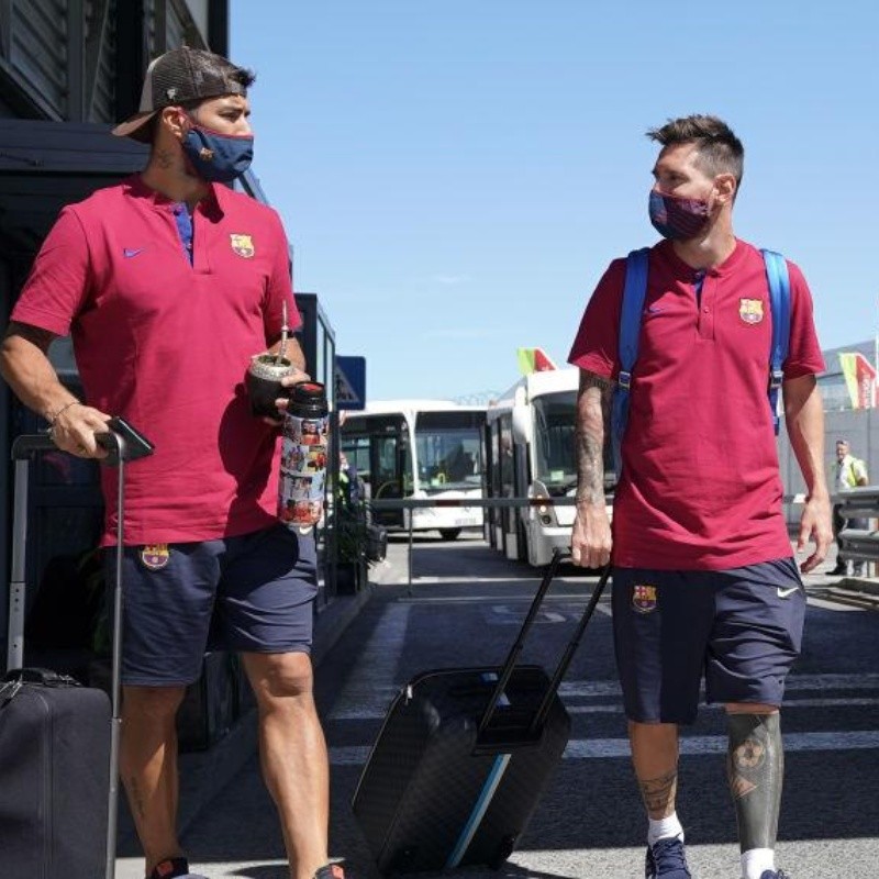 La foto que subió Luis Suárez con Messi en Instagram