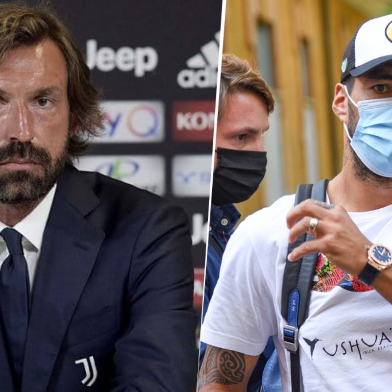 Pirlo contó por qué "la llegada de Luis Suárez está difícil" para Juventus