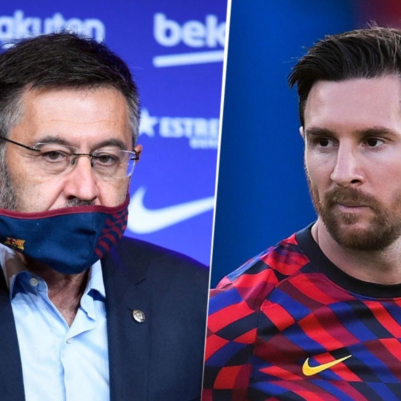 Bartomeu habló por primera vez del conflicto con Messi y Barcelona