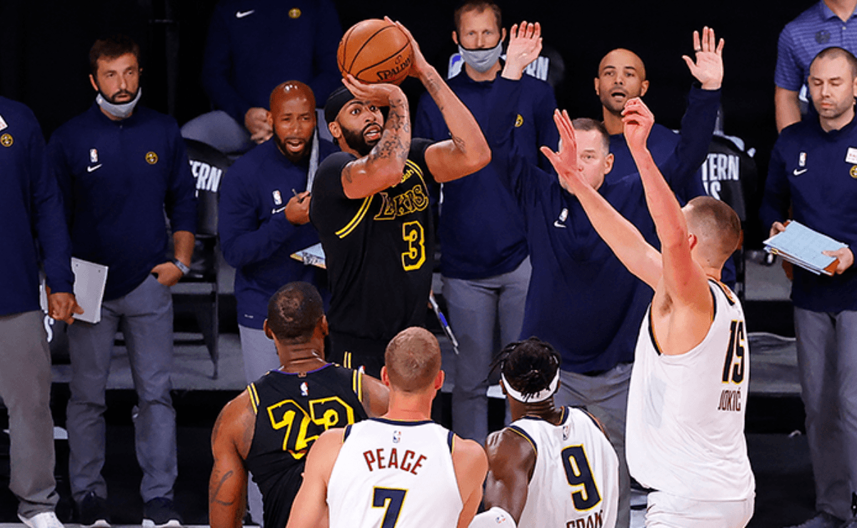 Anthony Davis Le Dio La Victoria A Los Lakers Con Triple Vs Nuggets En ...