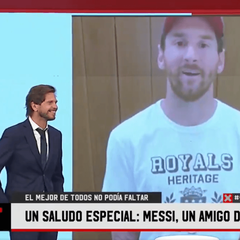 90 Minutos se mudó a ESPN y arrancó con un saludo de Messi para Vignolo