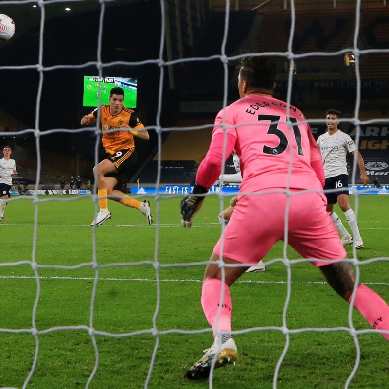 Raúl le hizo pasar un mal rato al City con su gol de cabeza