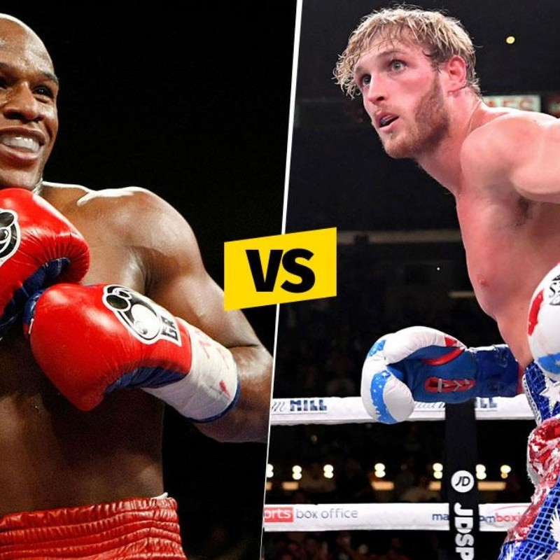 Desmienten posible choque entre Floyd Mayweather y Logan Paul