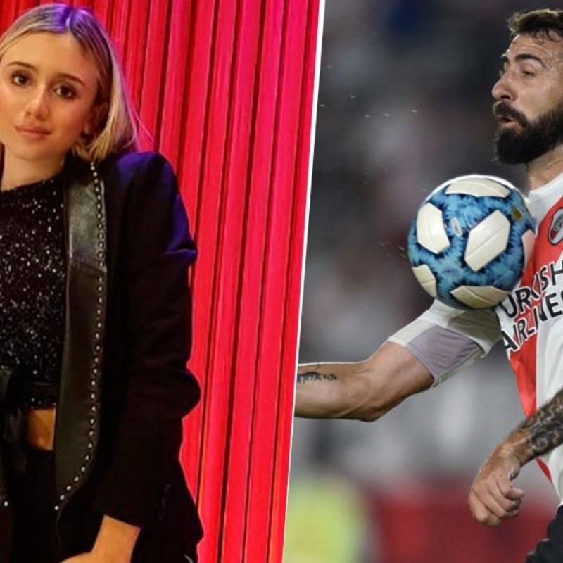 Dijo que si Pratto hacía un gol invitaba a Morena Beltrán a salir y ella respondió