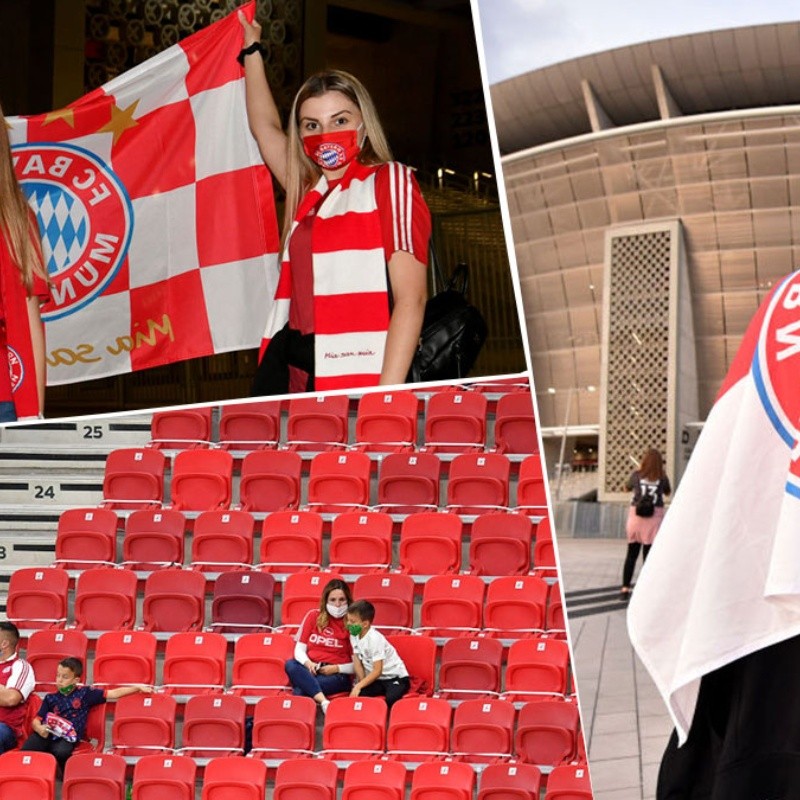 Las mejores fotos del regreso de la afición al estadio en la Supercopa de Europa