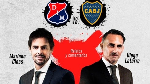 Mariano Closs y Diego Latorre transmitirán el juego entre DIM y Boca Juniors por Libertadores en ESPN.