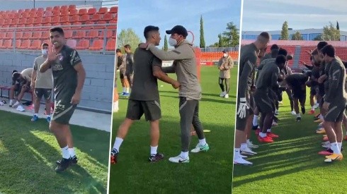 Video: así fue el primer entrenamiento de Luis Suárez en el Atlético Madrid