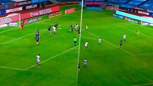 ¡Una locura! Dos golazos en 2 minutos en el empate entre Puebla y Querétaro