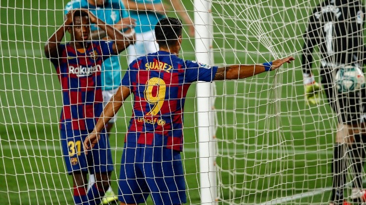 Foto de Luis Suárez, jugador de Barcelona.