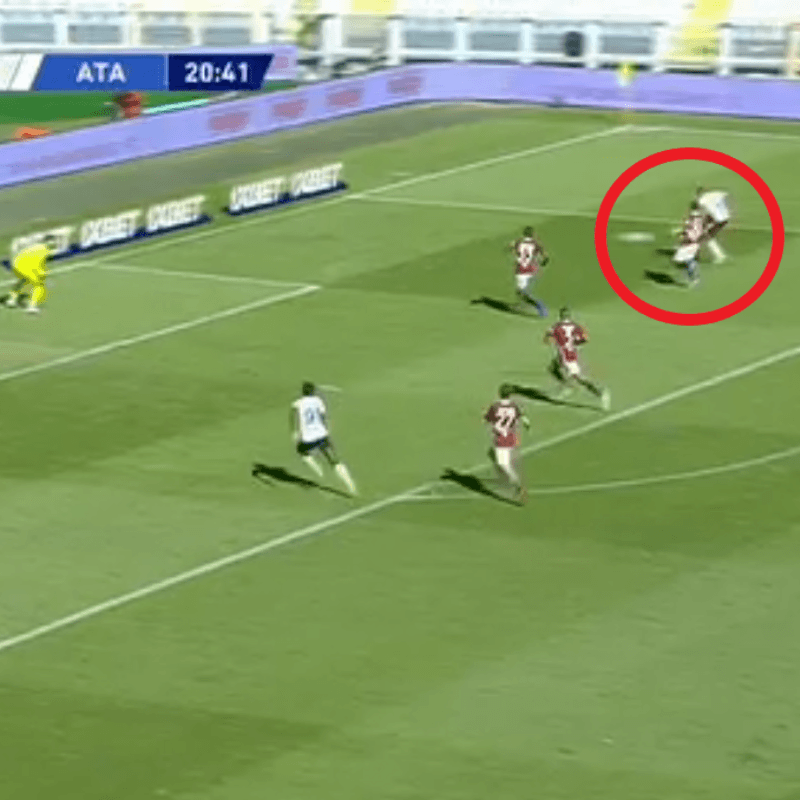 Bombazo de Muriel y adentro: golazo del Atalanta en juego contra Torino