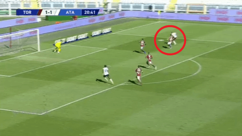 Bombazo de Muriel y adentro: golazo del Atalanta en juego contra Torino