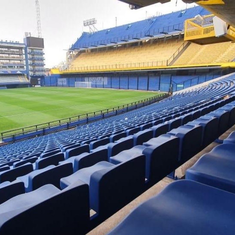 Así está la Bombonera antes de su primer partido en 6 meses