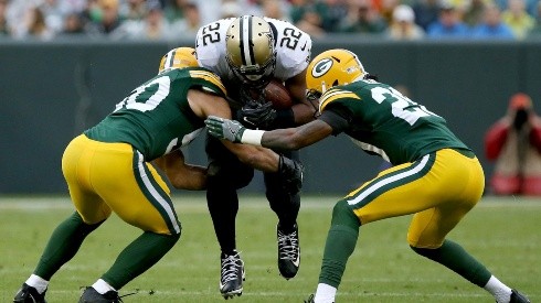 Saints vs Packers en el Sunday Night Football de la NFL. (Foto: Getty Images).