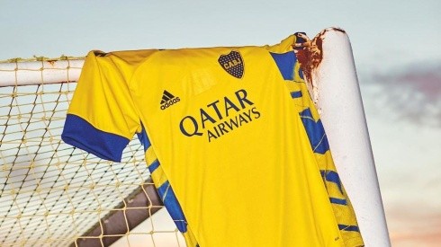 Foto de la nueva camiseta de Boca.