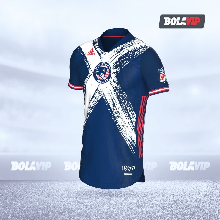 The New England Patriots soccer jersey