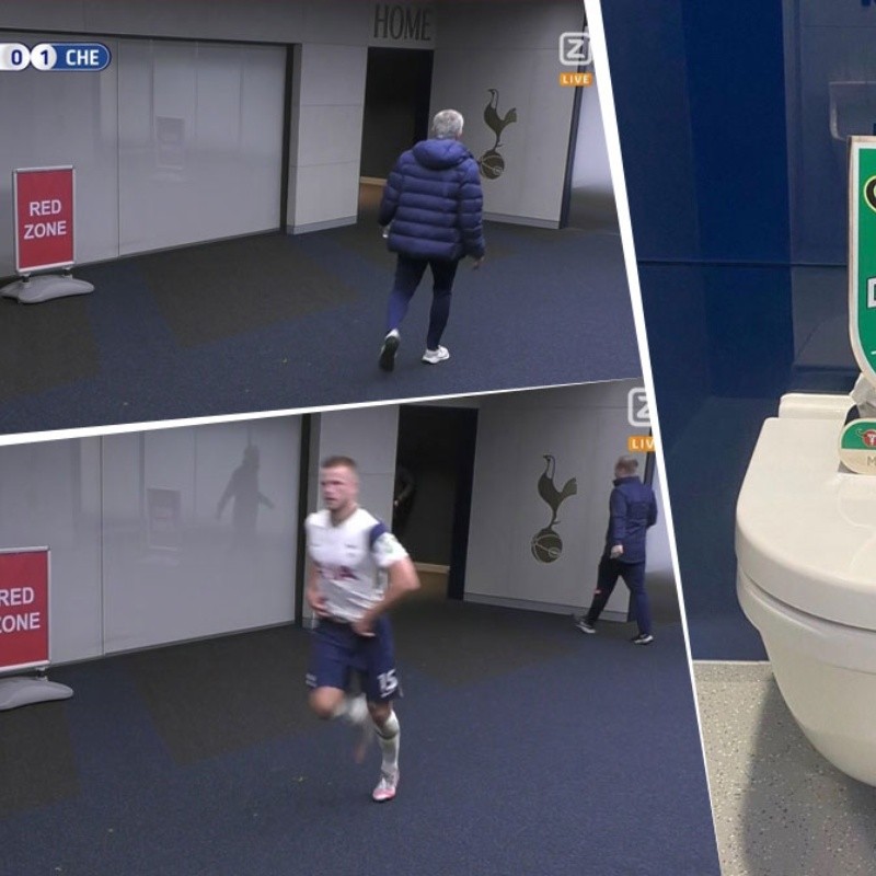 Lo mejor del día: Dier fue al baño en pleno partido y Mourinho lo fue a buscar