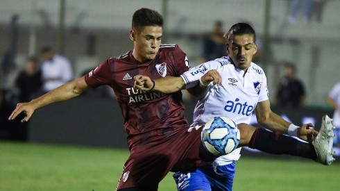 Lucas Martínez Quarta durante un partido de River.