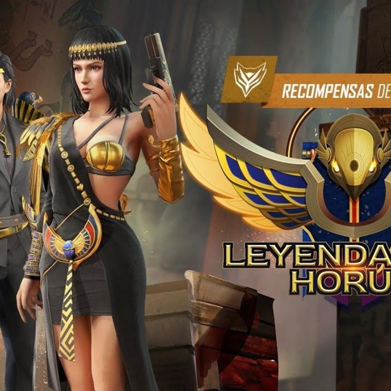 Estas son las recompensas del Pase Elite "La Leyenda de Horus" en Free Fire