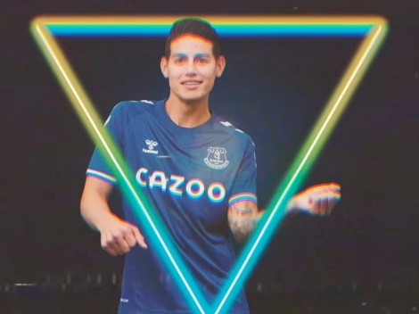 Everton estrenó el video oficial de su mítico himno y James salió bailando
