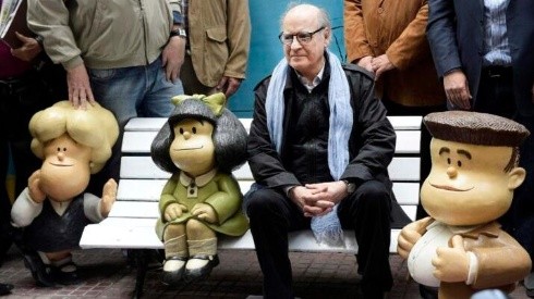 Falleció Quino, creador de 'Mafalda'.