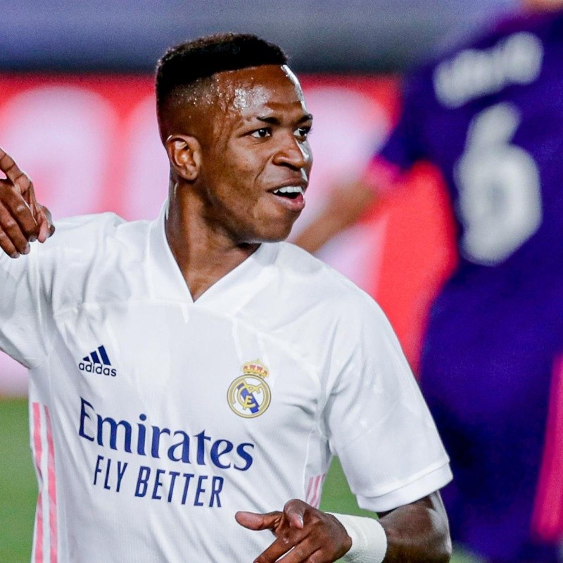 Por Vinicius y un error del rival, Real Madrid le ganó al Valladolid