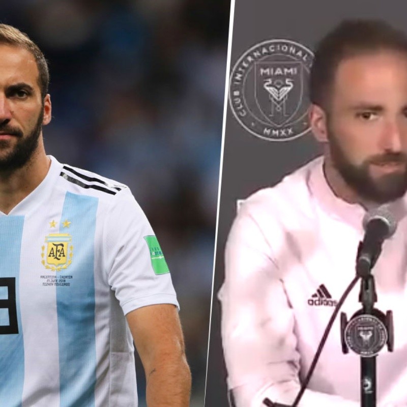 A Higuaín le hablaron de la Selección Argentina y se enojó