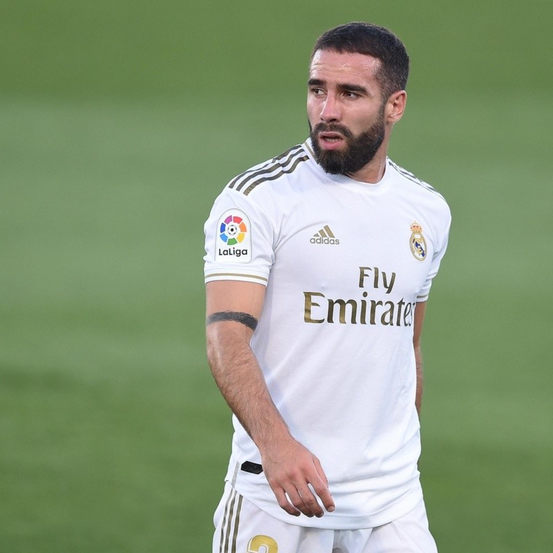 Sufre Real Madrid: Carvajal se lesionó su rodilla derecha