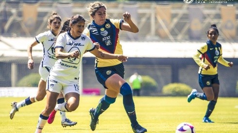 América Femenil empató con Pumas.