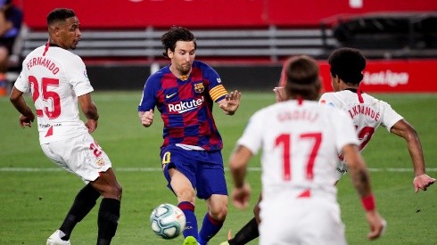 Barcelona recibe en el Camp Nou a Sevilla, en el partidazo de Liga de esta noche. (Foto: Getty Images).