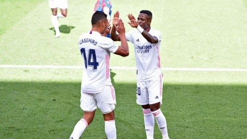 Con goles de Vinícius y Benzema, Real Madrid le ganó al Levante y volvió a la cima de LaLiga