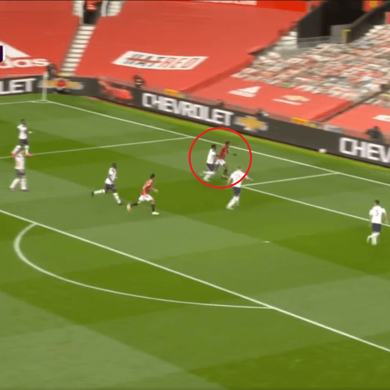 Así no, Tottenham: penal a los 30 segundos y gol de Bruno Fernandes de penal